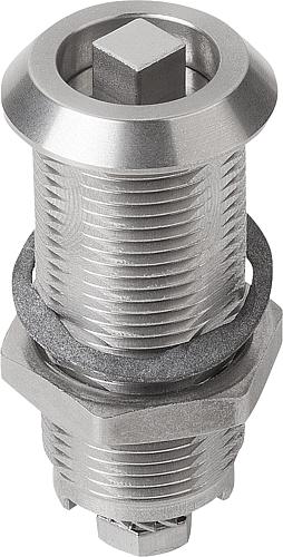 Drehriegel mit verlängertem Gehäuse, Edelstahl - K1352 - gibt’s bei HUG Technik ✓