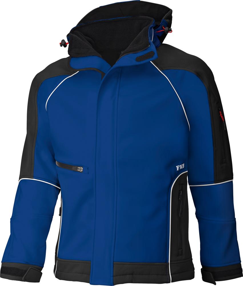 FHB® Jacke Walter, Softshell, königsblau-schwarz - bei HUG Technik ✓