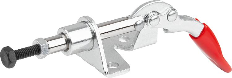 Schubstangenspanner, mit Konsole, Mini, F2=500, Stahl verzinkt, Komp: Kunststoff Komp: Rot - K1545.00500 - bekommst Du bei ★ HUG Technik ✓ Schubstangenspanner, mit Konsole, Mini, F2=500, Stahl verzinkt, Komp: Kunststoff Komp: Rot - K1545.00500 - bekommst Du bei ★ HUG Technik ✓