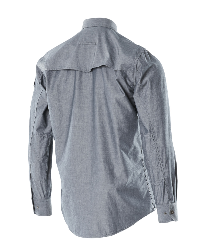 MASCOT® CROSSOVER Hemd »Norwood« Gr. 2XL, gewaschener dunkelblauer denim - erhältlich bei ♡ HUG Technik ✓