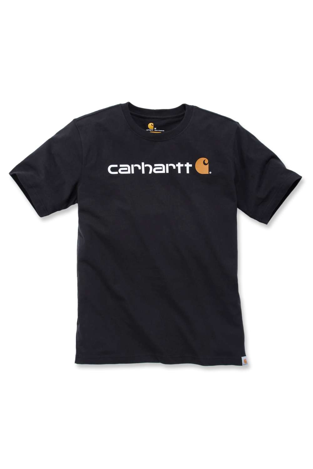 carhartt® Herren T-Shirt CORE LOGO T-SHIRT S/S black Flach  - jetzt NEU bei HUG Technik  😊