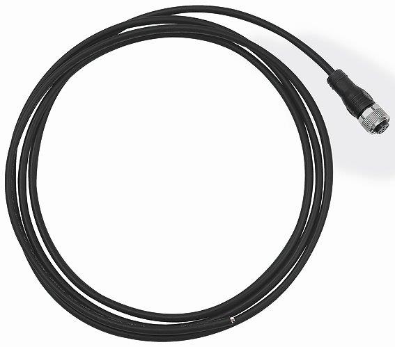 Anschlussstecker Winkelform, 4-polig, mit PUR- Kabel 2 m - bei HUG Technik ☆