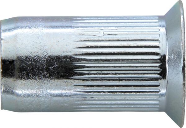 GESIPA® Blindniete Nietmutter Stahl verzinkt Senkkopf M5x7x13,5, Packung mit 500 Stück - direkt bei HUG Technik ✓