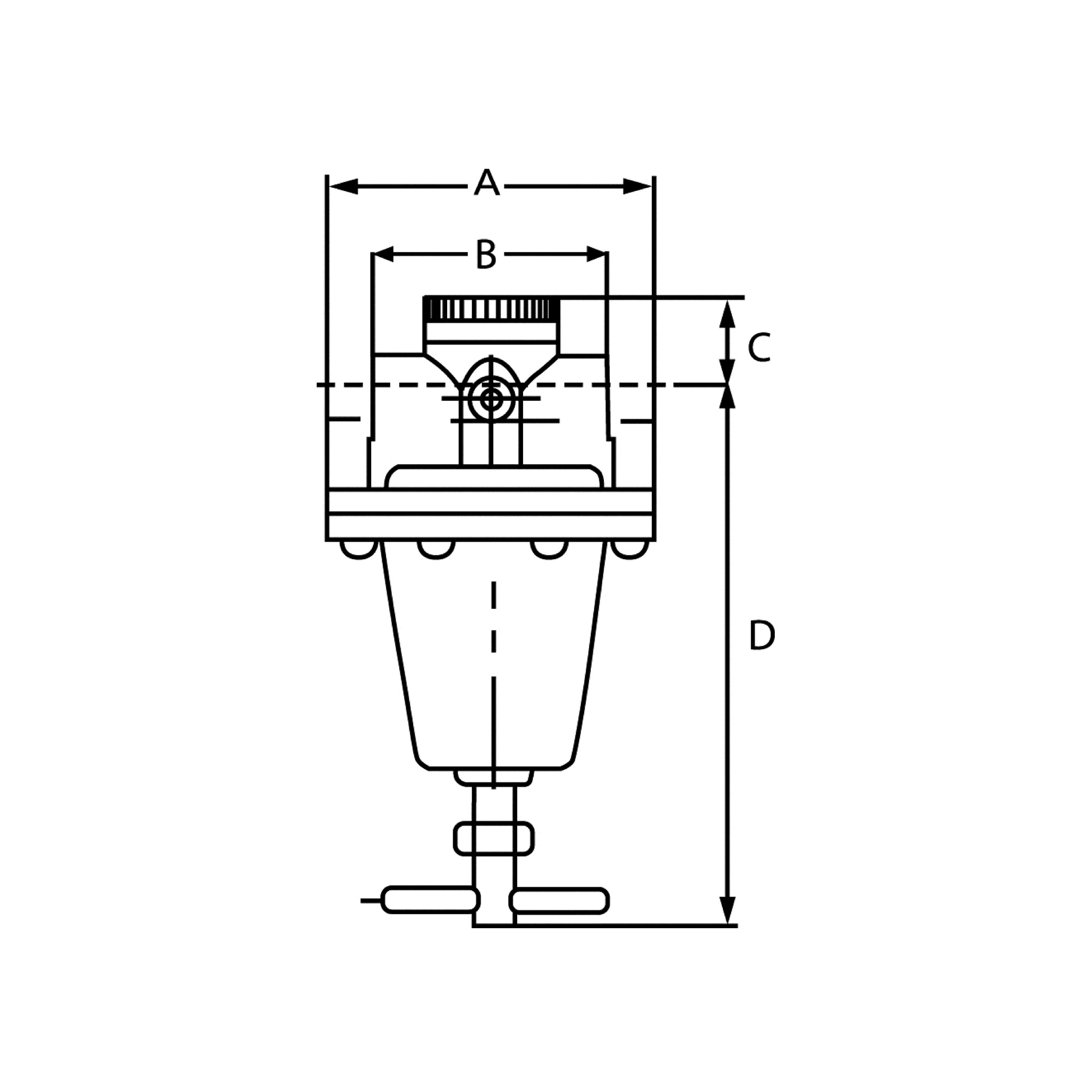 Konstant-Druckregler inkl. Manometer, BG 4, G 1 1/2, 0,5 - 16 bar - erhältlich bei ❣ HUG Technik ✓