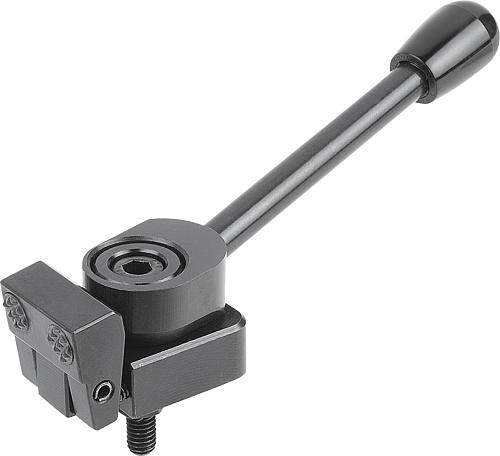 Niederzugspanner rechts A=38,5 25x24, Form: B Stahl - K0035.006010 - gibt’s bei HUG Technik ✓