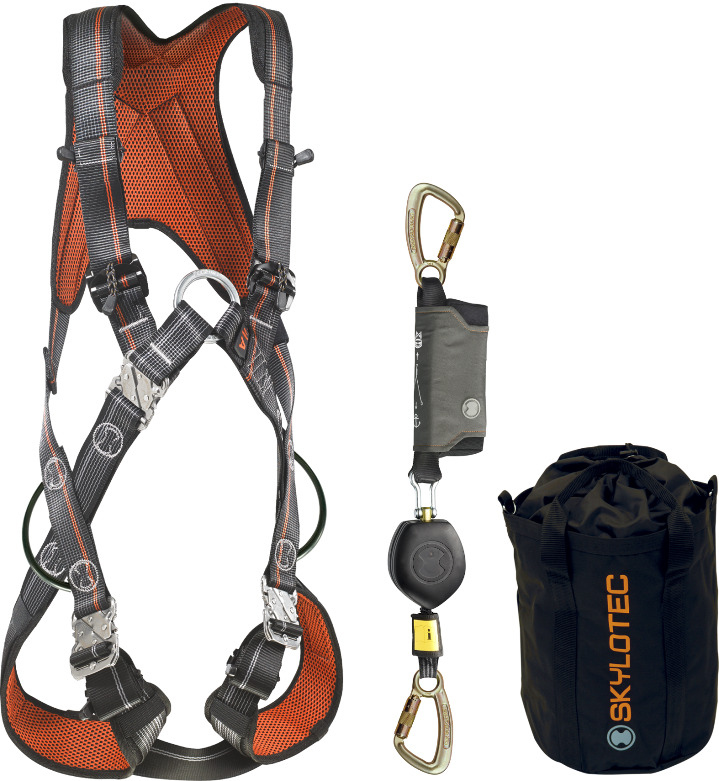 SKYLOTEC KIT PEANUT PLATFORM Absturzsicherungsset M/XXL mit IGNITE SKYFIZZ, PEANUT I und ROPE BAG