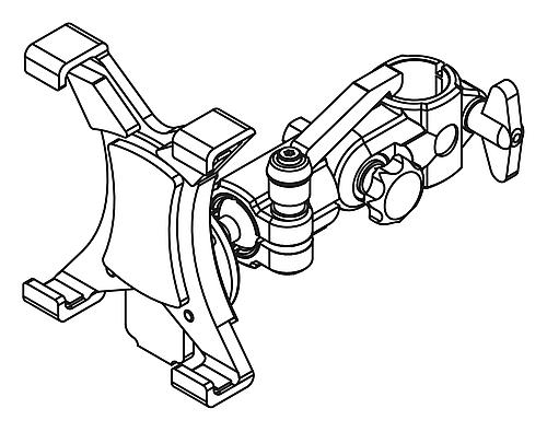 Monitorhalterung Tablet-Halterung, Thermoplast - K1510.125200 - kommt direkt von HUG Technik 😊