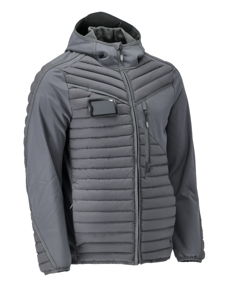 MASCOT® CUSTOMIZED Jacke mit Kapuze  Gr. 2XL, anthrazitgrau - jetzt NEU  bei ✭ HUG Technik ✓