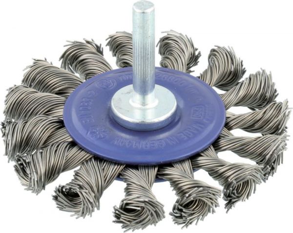 osborn® Rundbürste Stahldraht 6mm 75mm gezopft - bei HUG Technik ☆
