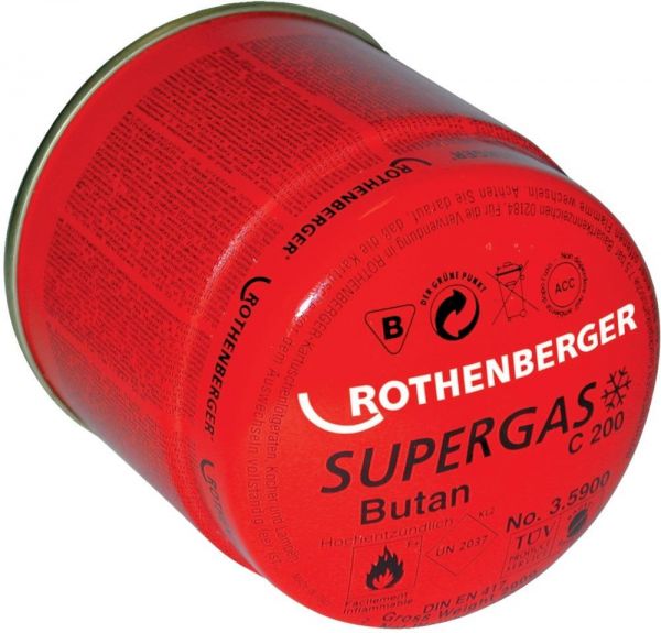 ROTHENBERGER Gaskartusche 190ml C200 III - bei HUG Technik ✭ ROTHENBERGER Gaskartusche 190ml C200 III - bei HUG Technik ✭