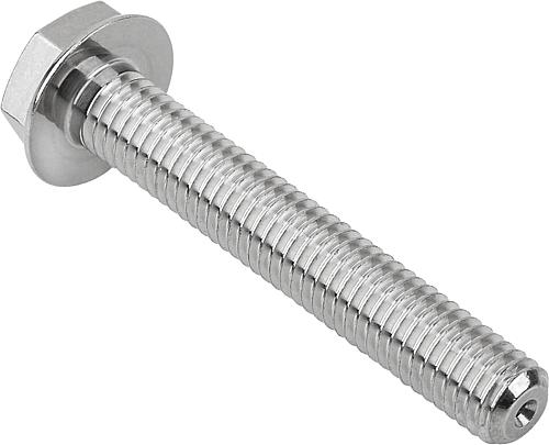 Sechskantschraube niedriger Kopf M03x10, Gewinde durchgängig, SW=5,5, Edelstahl 1.4404 poliert - K1411.03X10 - kommt direkt von HUG Technik 😊