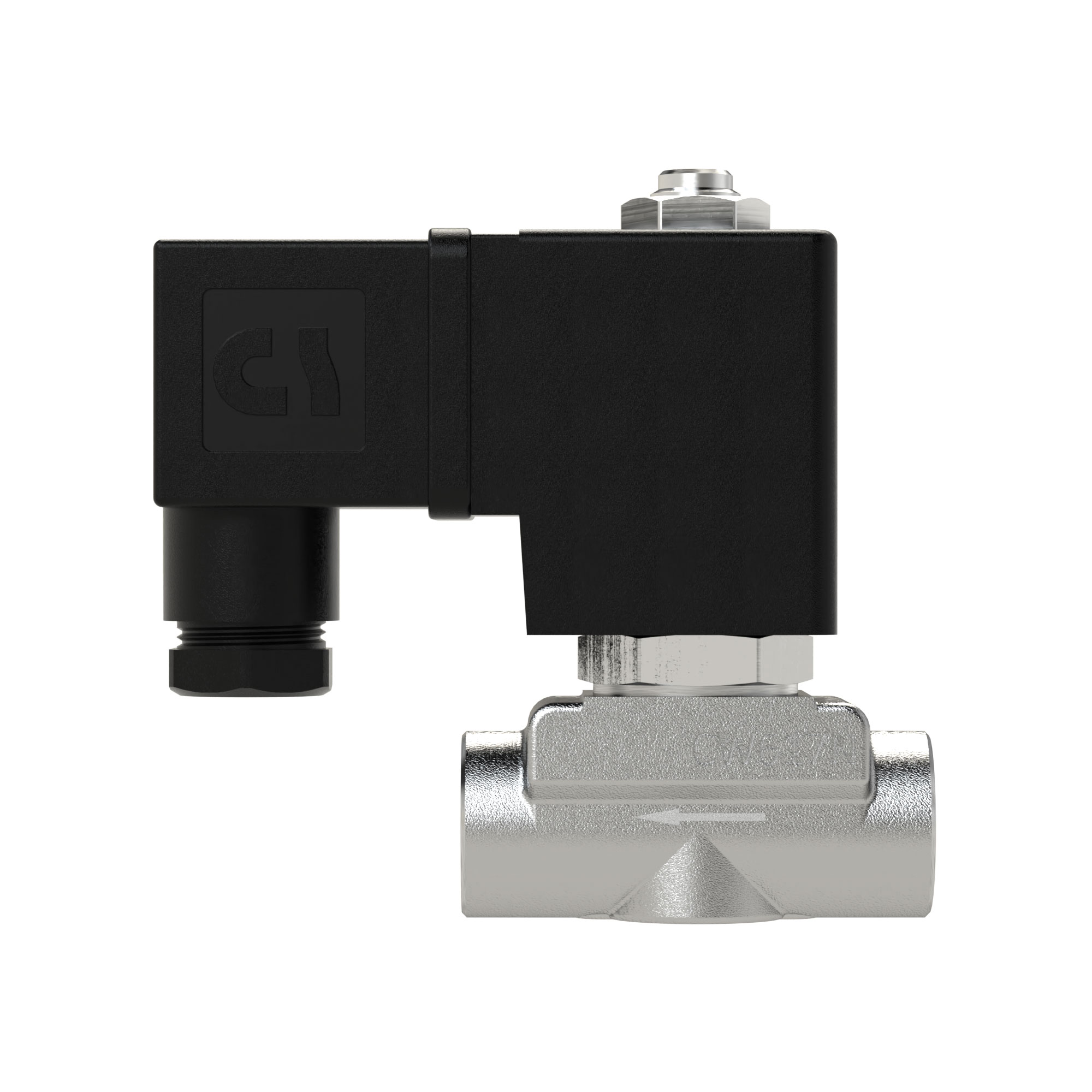 2/2-Wege-Magnetventil, NC, Edelstahl, G1/4, DN 4,0, PN 0-8, NBR, direktgesteuert, 24V DC - bekommst Du bei ★ HUG Technik ✓