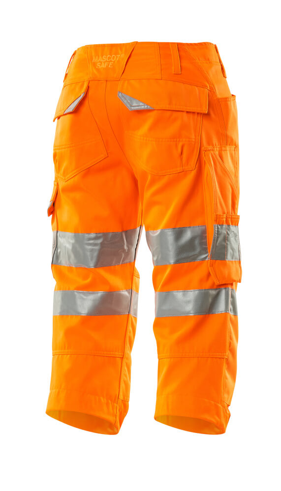 MASCOT® SAFE SUPREME Dreiviertel-Hose mit Knietaschen  Gr. C44, hi-vis orange - gibt’s bei ☆ HUG Technik ✓