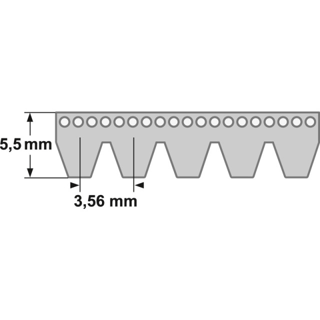 Keilrippenriemen PK 1000mm, 10 Rippen - bei HUG Technik ✭