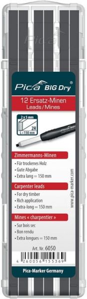 Pica Ersatzminenset Zimmermann Minen Graphit 2H - bei HUG Technik ✭ Pica Ersatzminenset Zimmermann Minen Graphit 2H - bei HUG Technik ✭