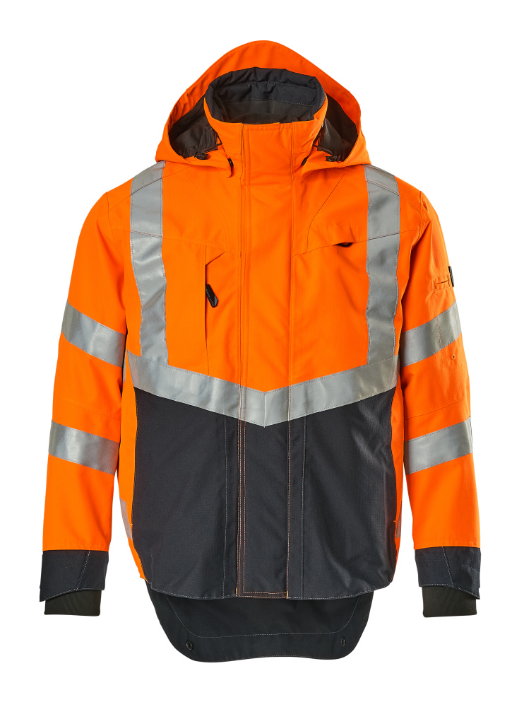 MASCOT® SAFE SUPREME Hard Shell Jacke »Harlow« Gr. 2XL, hi-vis orange/schwarzblau - jetzt neu bei HUG Technik ♡