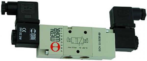 3/2-Wegeventil, elektropneumatisch, bistabil, G 1/2, 230 V - bekommst Du bei ★ HUG Technik ✓