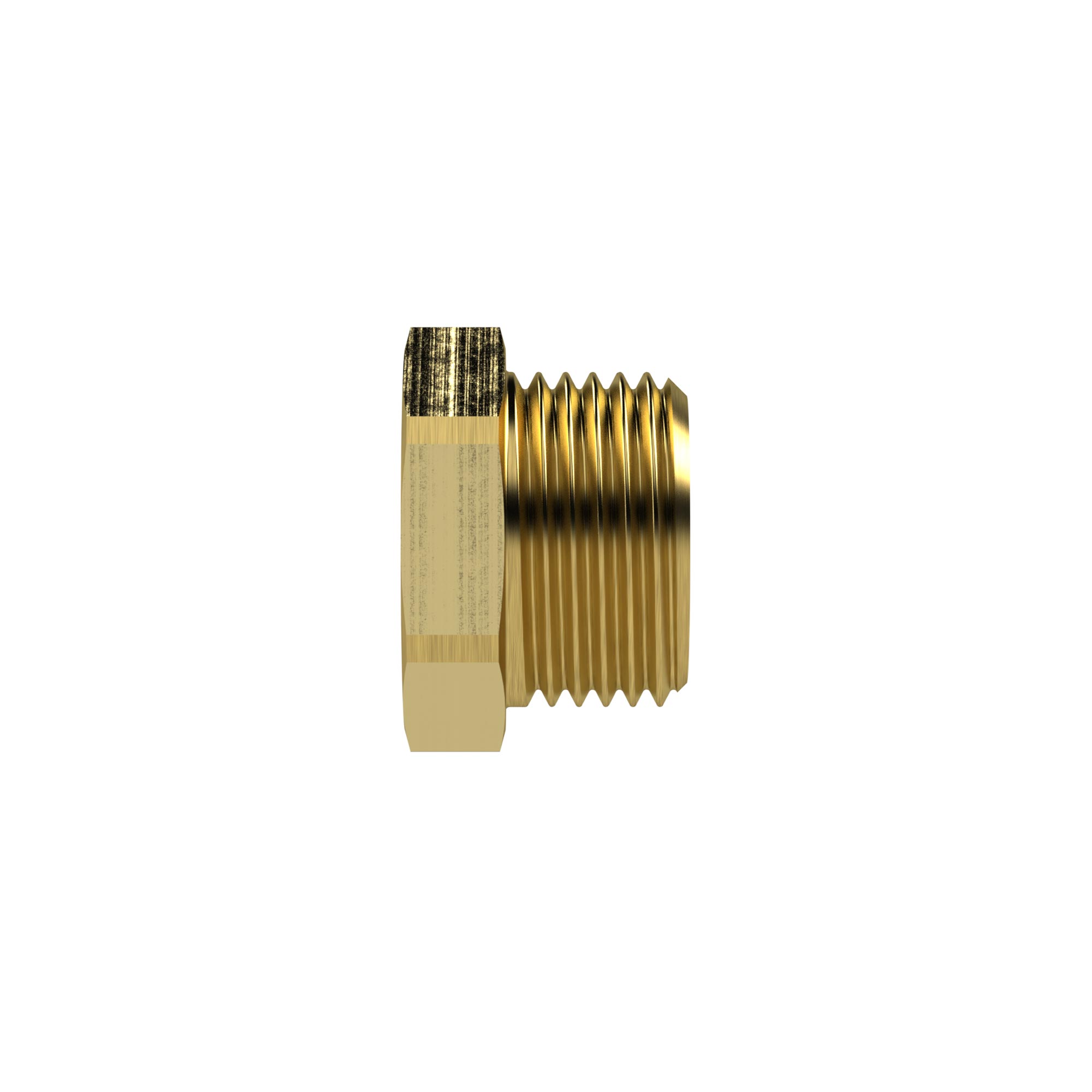 Reduziernippel kurz, G 3 a., G 2 i., SW 95, Messing - gibt’s bei HUG Technik ✓