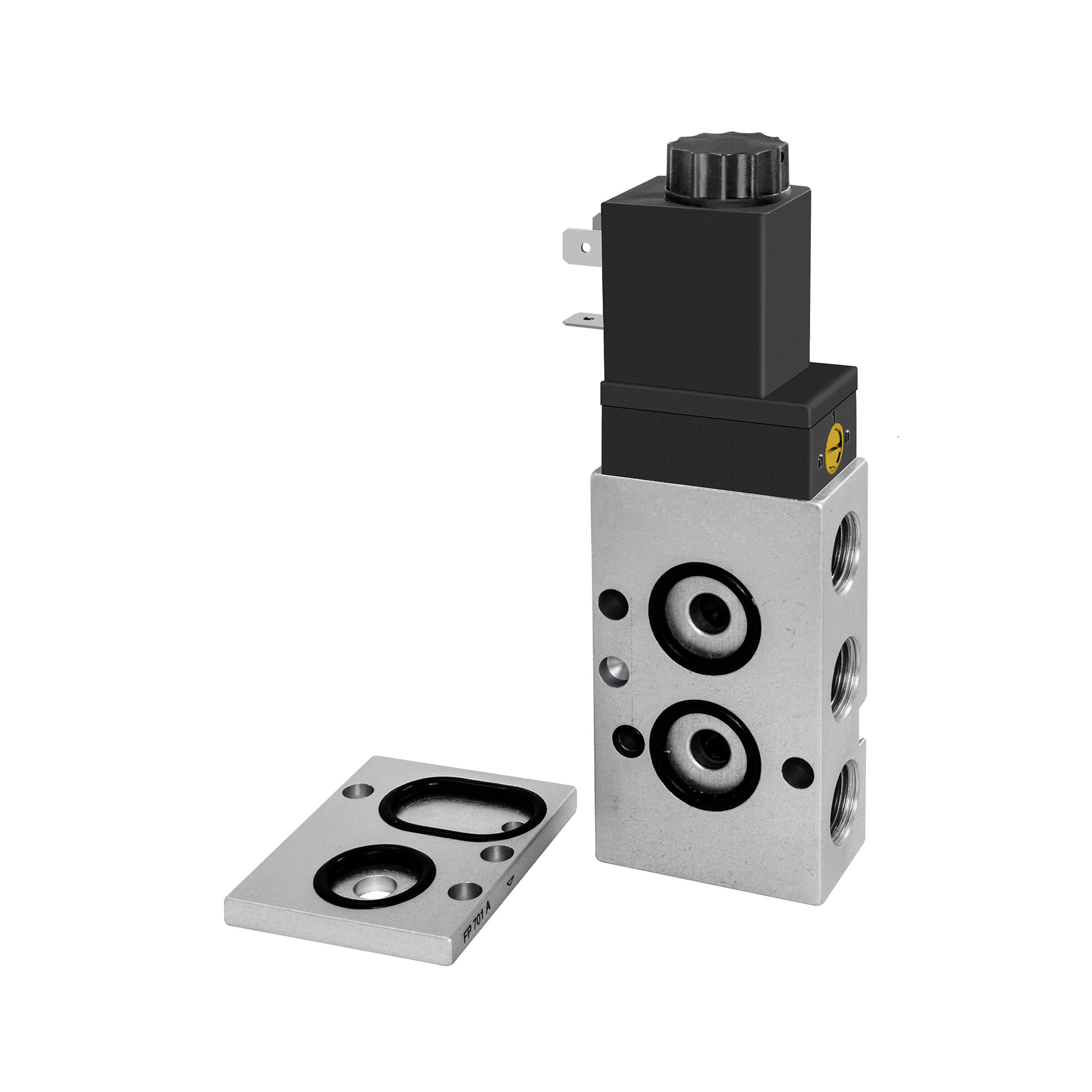 3/2-5/2-Wegeventil, NAMUR, Federrückstellung, G 1/4, 230 V, 50Hz - kommt direkt von HUG Technik 😊