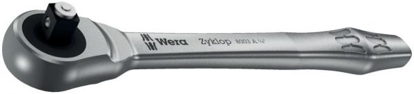 Wera® Zyklop metal push Durchsteck-Knarre 1/4" 8003 A - gibt’s bei HUG Technik ✓
