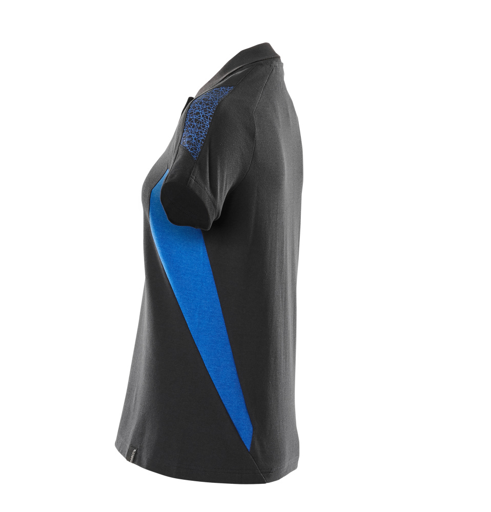 MASCOT® ACCELERATE Polo-Shirt  Gr. 2XL/ONE, schwarzblau/azurblau - erhältlich bei ♡ HUG Technik ✓
