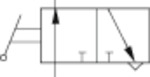 3/2-Wege-Kipphebelventil, Schlauchseite, Schnellverschraubung Schlauch 10/8, G 1/4 - bei HUG Technik ✭