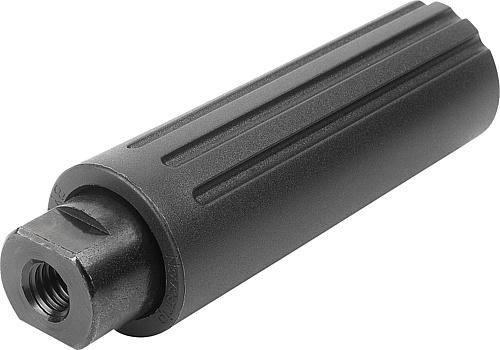 Zylindergriff drehbar Gr.1, Form:B M04, L1=40, Thermoplast, Komp: Stahl - K0263.1104 - bekommst Du bei ★ HUG Technik ✓