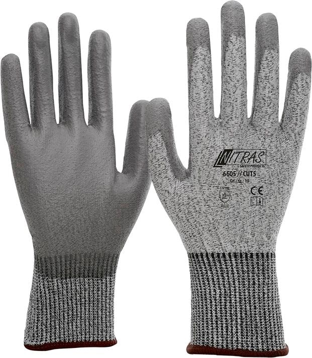 Nitras® Schnittschutzhandschuh »Cut 5«, grau - gibt’s bei HUG Technik ✓