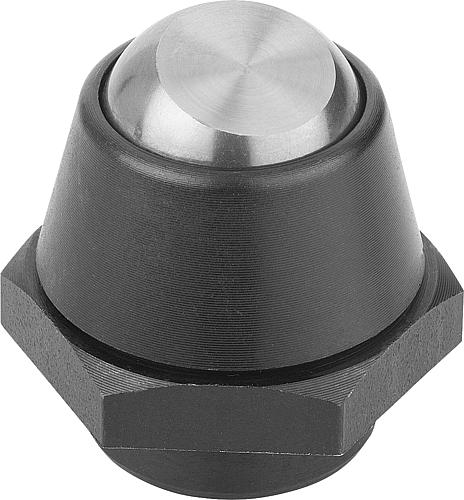 Produktbild Pendelauflage Neigungswinkel 14° M06 D1=12, Form:C Stahl - K0283.1061 - erhältlich bei ♡ HUG Technik ✓