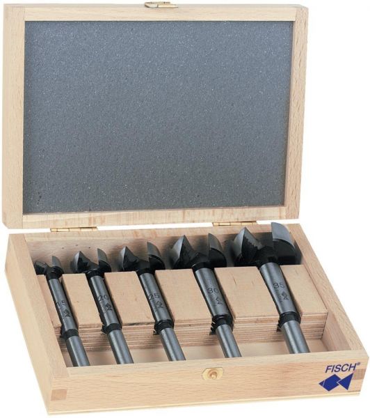 Forstnerbohrersatz DIN 7483G 5-teilig15-35x60/90 mmFisch - erhältlich bei ♡ HUG Technik ✓