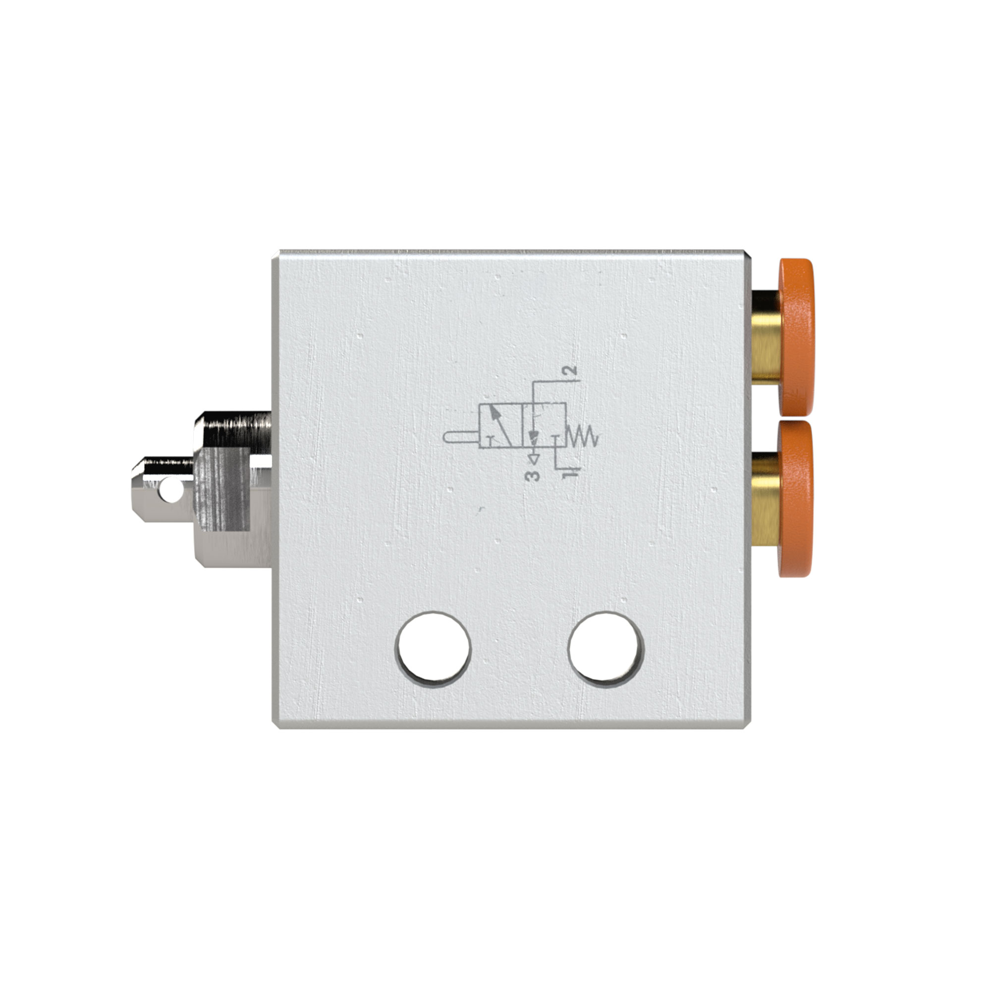 3/2-Wege-Miniaturventil, mechanisch, Stößel, NC, 4 mm hinten - gibt’s bei HUG Technik ✓