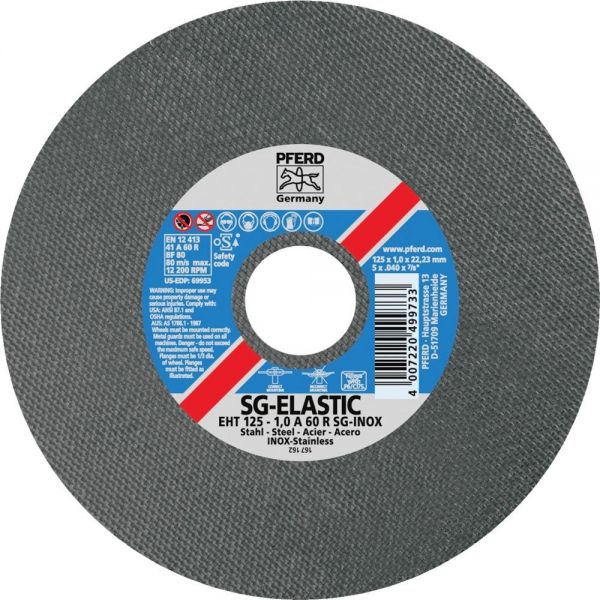 PFERD Trennscheibe A 46 R SG-INOX 125-2,4 mm gerade - direkt bei HUG Technik ✓ PFERD Trennscheibe A 46 R SG-INOX 125-2,4 mm gerade - direkt bei HUG Technik ✓