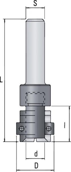 Guhdo Aufnahmedorn mit Anlauflager Anlauflager D16 S8 - erhältlich bei ✭ HUG Technik ✓