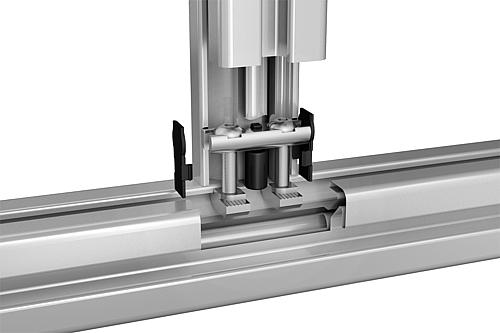 Bolzenverbinder Typ B, B2=8, Stahl verzinkt, Komp:Polyamid Komp:schwarz - K1038.0828 - direkt von HUG Technik ✓