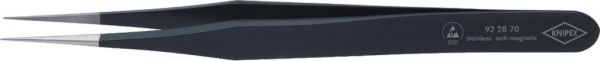 KNIPEX® Pinzette ESD 110 mm schwarz - erhältlich bei ♡ HUG Technik ✓