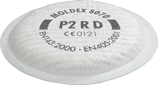 MOLDEX Partikelfilter 8070, P2 R D, für 5000er-/8000er-Serie - erhältlich bei ✭ HUG Technik ✓