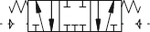 5/3-Wegeventil pneumatisch, monostabil, G 3/8, DN 13,3, Funktion 5/3G - bekommst Du bei ★ HUG Technik ✓