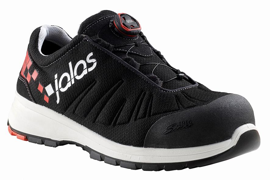 JALAS® Sicherheitshalbschuh 7138 Zenit Evo, S3, SRC, schwarz-rot-weiss - bekommst Du bei HUG Technik ♡