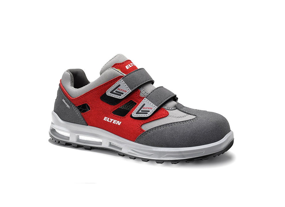 ELTEN® Sicherheitssandale TRAVIS XXT grey-red Easy ESD S1, 719820 - direkt von HUG Technik ✓