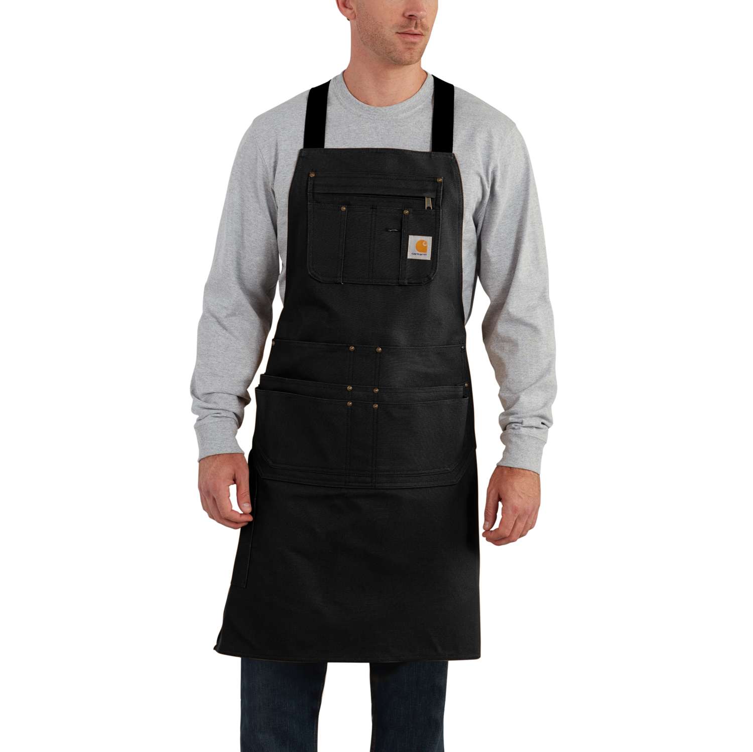 carhartt® Baumwoll Schürze DUCK APRON, black - erhältlich bei ♡ HUG Technik ✓