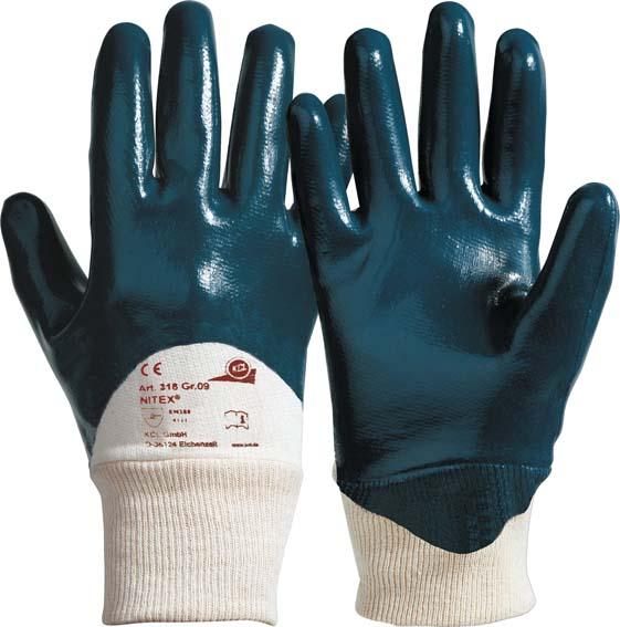 KCL Handschuh Nitex® 318, 250 mm, blau - bekommst Du bei ★ HUG Technik ✓