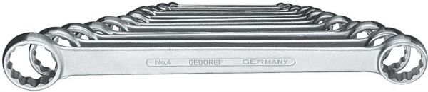 GEDORE Doppelringschlüssel-Satz DIN 837B 12-teilig 6-32mm - erhältlich bei ✭ HUG Technik ✓ GEDORE Doppelringschlüssel-Satz DIN 837B 12-teilig 6-32mm - erhältlich bei ✭ HUG Technik ✓