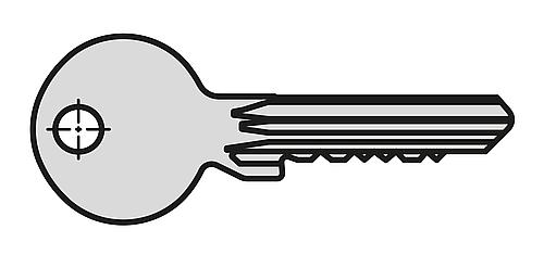 Steckschlüssel Schließung 1333, Form S Stahl - K1511.1333 - direkt bei HUG Technik ✓