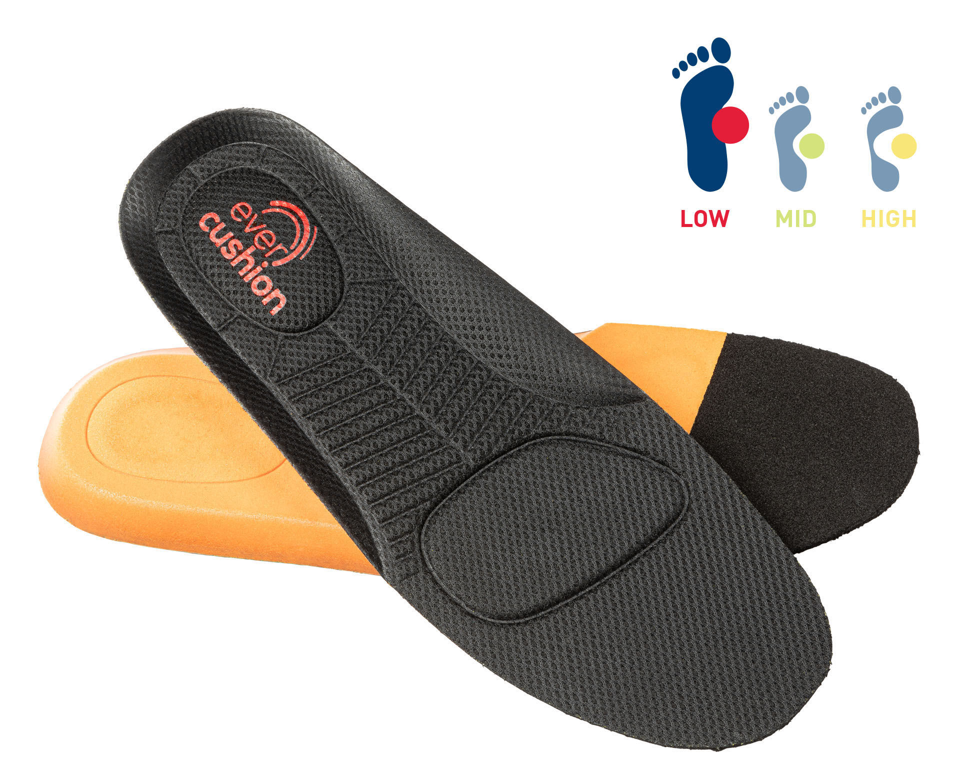 albatros® Einlegesohle evercushion custom fit LOW 204850, rot - erhältlich bei ✭ HUG Technik ✓