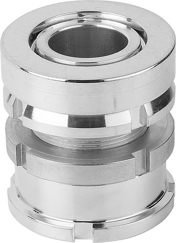 Höhenverstell-Element mit Kontermutter H=31 Vergütungsstahl, D2=25, D=6,6 - K0115.0406 - direkt von HUG Technik ✓