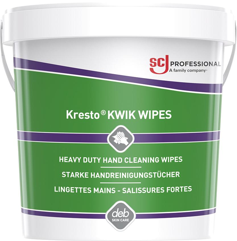 Kresto Kwik Wipes 70 Handreinigungstücher im Eimer
