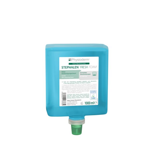 Physioderm® Reinigungsschaum STEPHALEN® FRESH FOAM, 1000 ml Neptuneflasche - gibt’s bei HUG Technik ✓