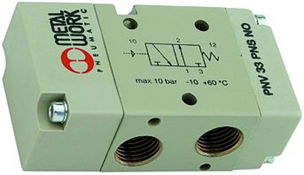3/2-Wegeventil, pneumatisch, bistabil, G 1/2, DN 15 - bei HUG Technik ✭