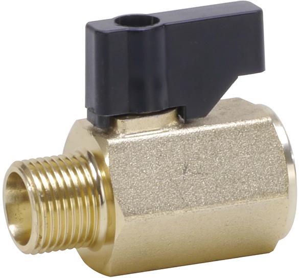 BEE Kugelhahn 93701, 1/8 IG/AG PN12, mit Hebelgriff, Aluminium - gibt’s bei ☆ HUG Technik ✓