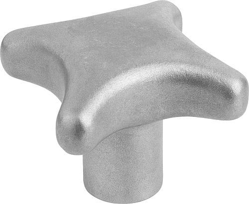Kreuzgriff DIN6335 D1=32, D=6 H=21, Form:C, Edelstahl gestrahlt - K0146.3032063 - gibt’s bei ☆ HUG Technik ✓